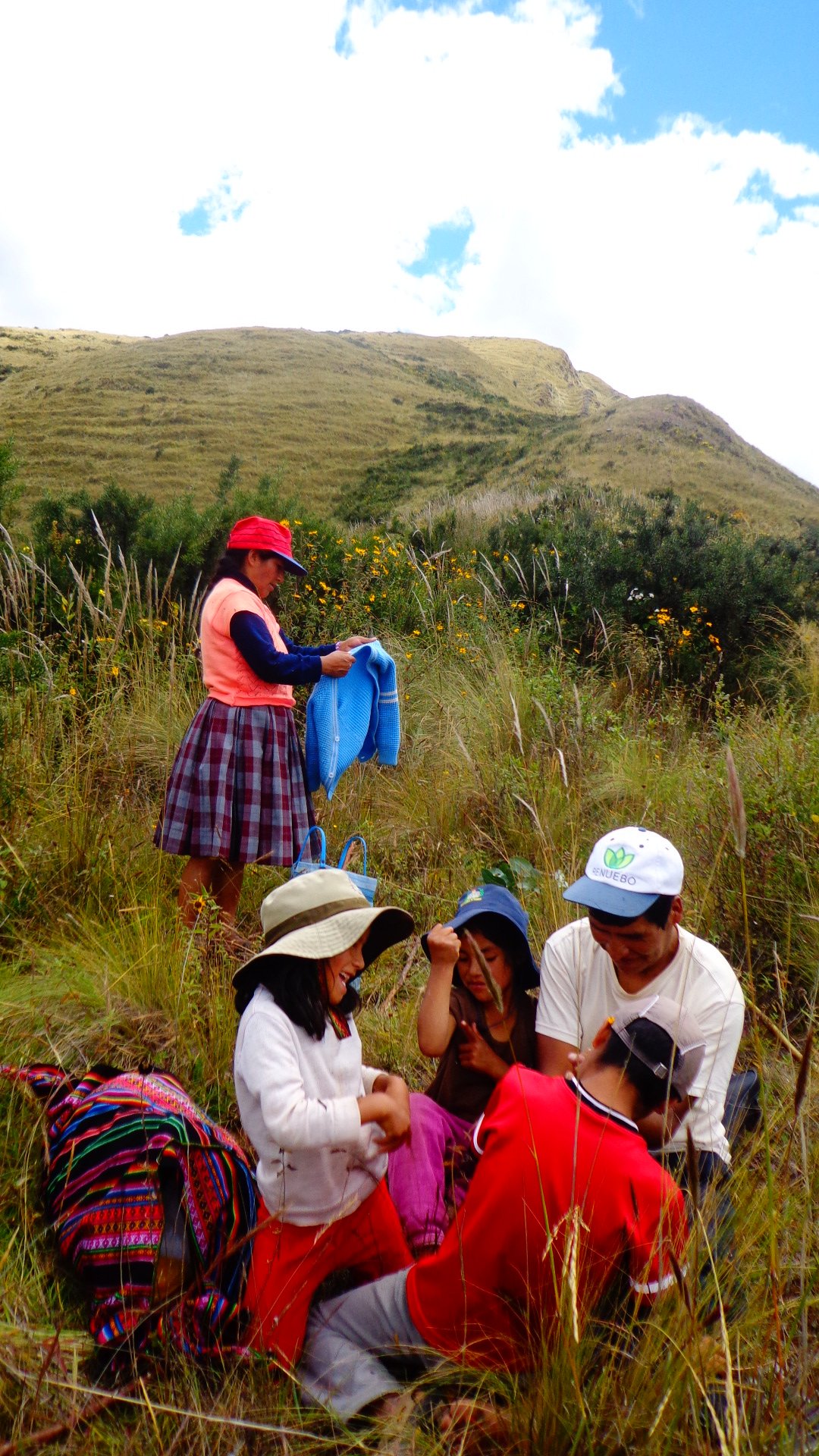 Trabajo comunitario en el campo